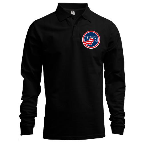 Лонгслив поло Team USA