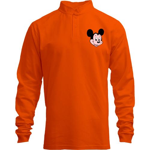 Лонгслив поло со стойкой Mickey 4