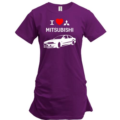 Туника I love mitsubishi