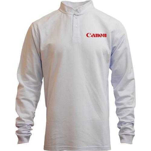 Лонгслив поло со стойкой Canon