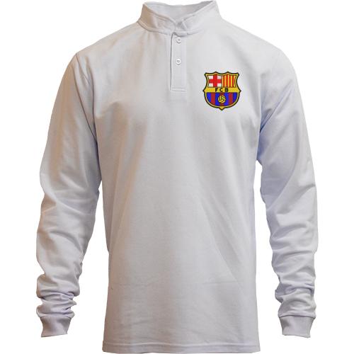 Лонгслів поло зі стійкою FC Barcelona