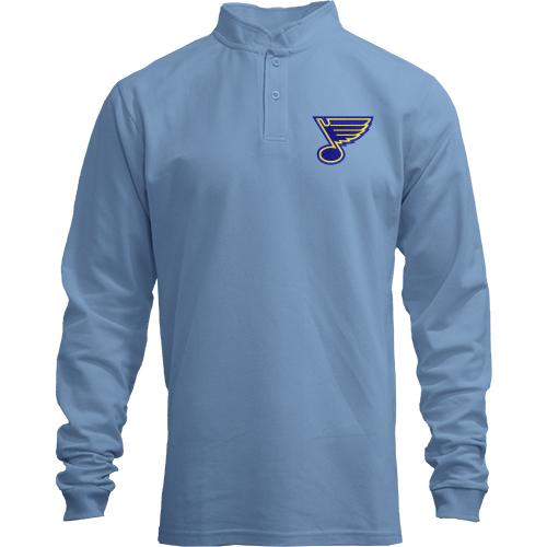 Лонгслів поло зі стійкою Saint Louis Blues