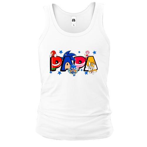 Майка Papa (Sonic Style)