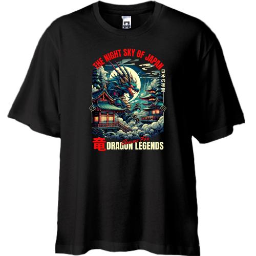 Футболка Oversize Japan Dragon Legends