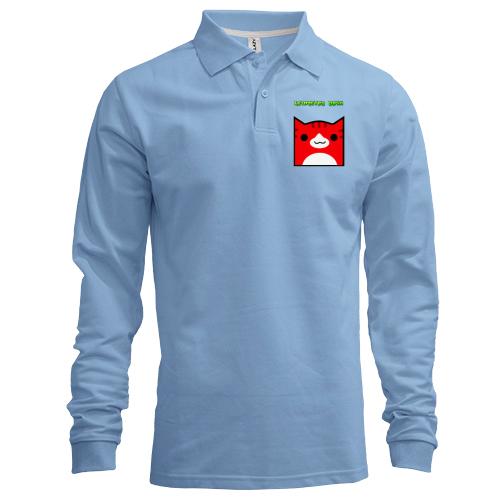 Лонгслив поло GEOMETRY DASH CAT SKIN