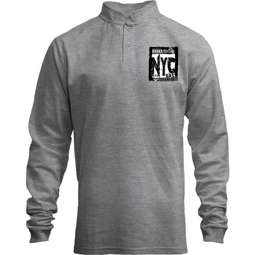 Лонгслів поло зі стійкою Bronx NYC Gas