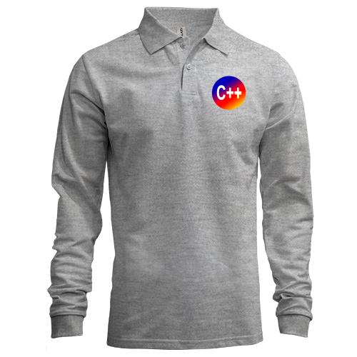 Лонгслив поло для программиста С++