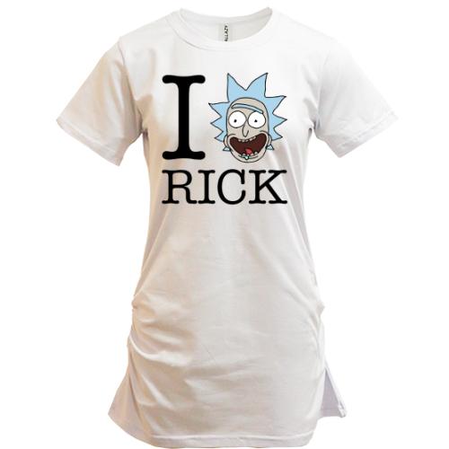 Подовжена футболка Rick And Morty - I Love Rick