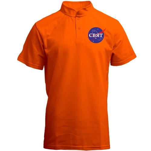 Футболка с воротником стойкой Свят (NASA Style)