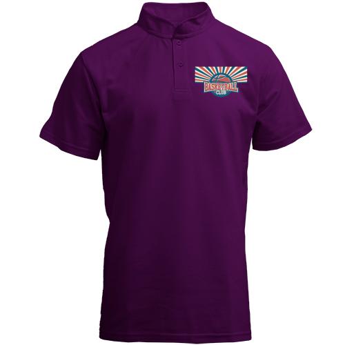 Футболка з коміром стійкою basketball club