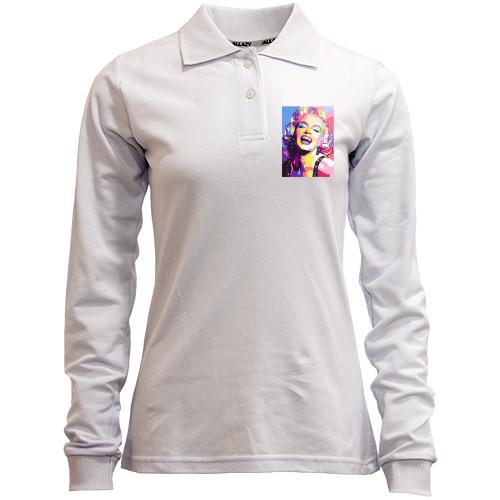 Лонгслів поло Marilyn Monroe Art