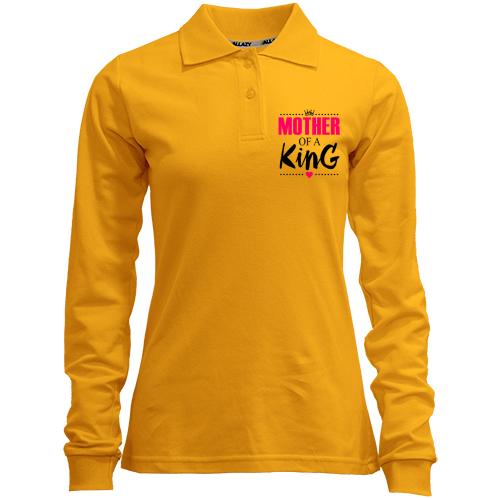 Лонгслів поло Mother of a king