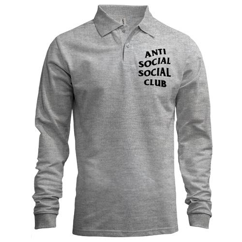 Лонгслів поло Anti Social Social Club