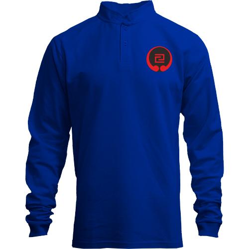 Лонгслив поло со стойкой Karate Do