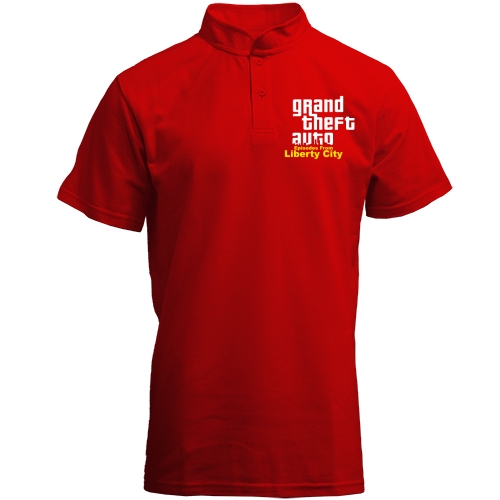 Футболка с воротником стойкой Grand Theft Auto Liberty City 2