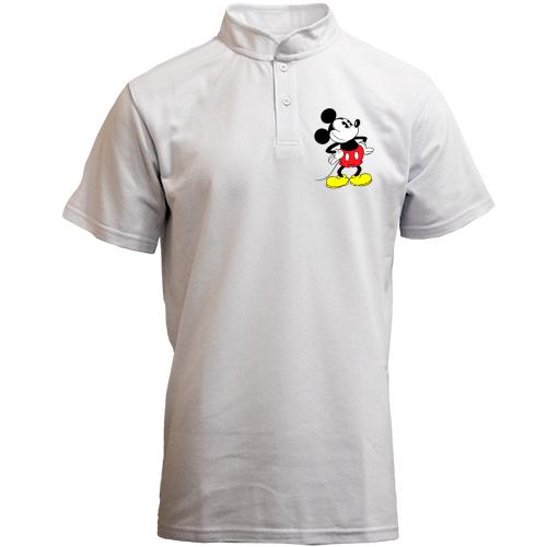 Футболка с воротником стойкой Mickey Mouse