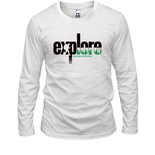 Лонгслив Explore - The Great Outdoor