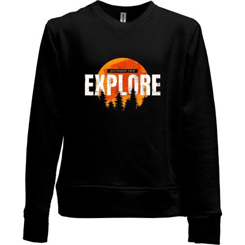 Дитячий світшот без начісу Explore - The Great Outdoor (2)