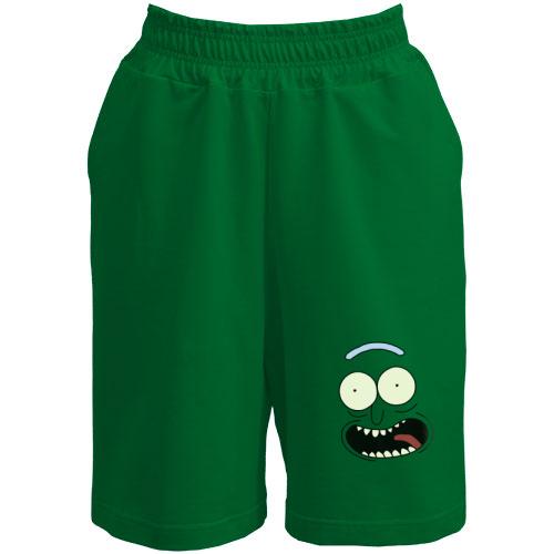Шорты pickle Rick (рожица)