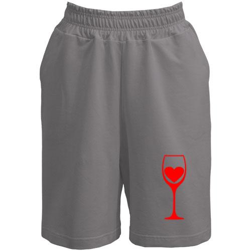 Шорты Wine is my heart