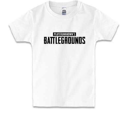 Детская футболка PlayerUnknown’s Battlegrounds logo (2)