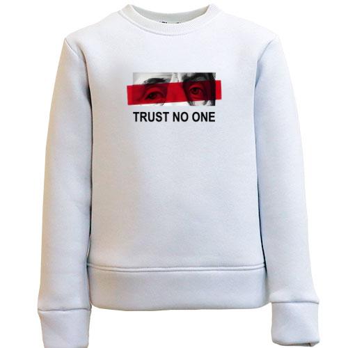 Детский свитшот Trust no one