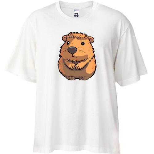 Футболка Oversize Капибара