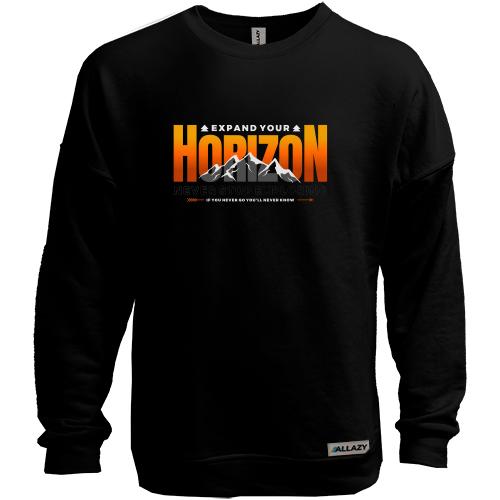 Свитшот без начеса Explore Your Horizon