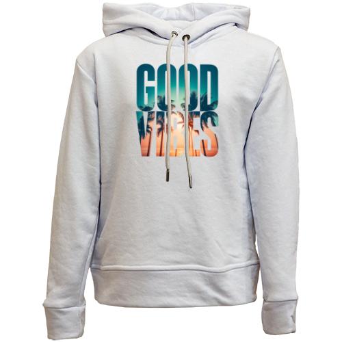 Детский худи без флиса Good Vibes (2)