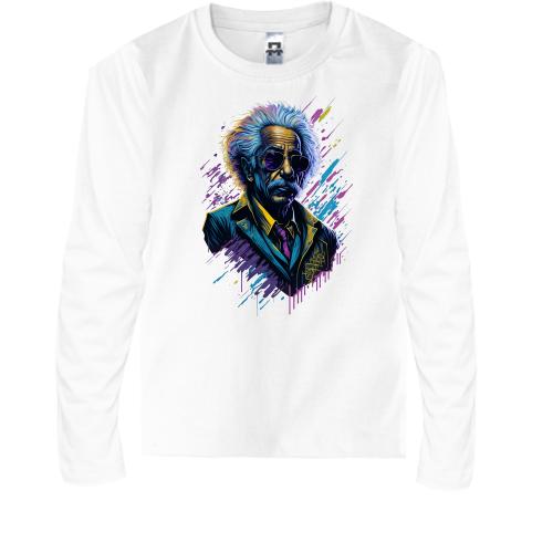Дитяча футболка з довгим рукавом Albert Einstein Art