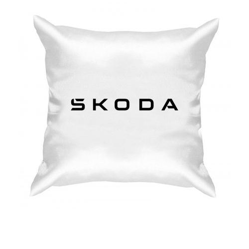 Подушка Skoda logo