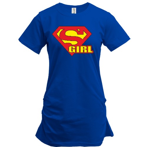 Подовжена футболка Supergirl