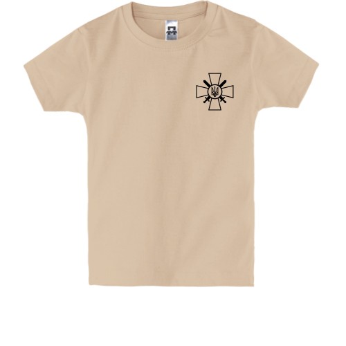 Детская футболка с эмблемой Сухопутных войск Украины