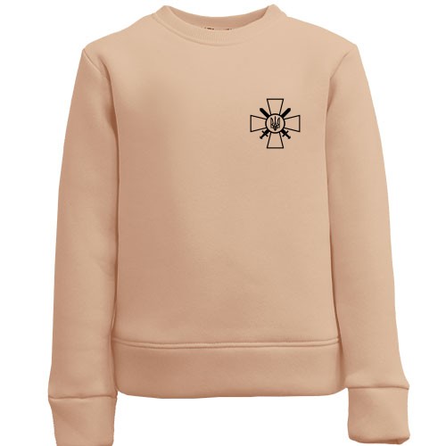 Детский свитшот с эмблемой Сухопутных войск Украины