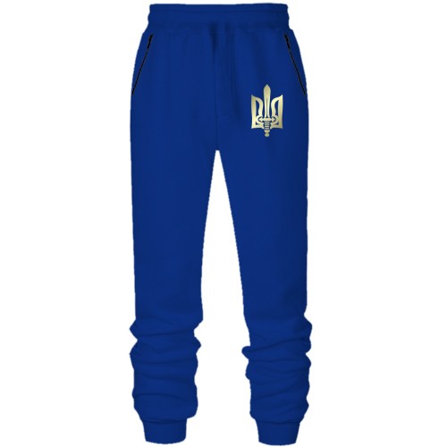 Штаны из футера без начеса с эмблемой ОУН