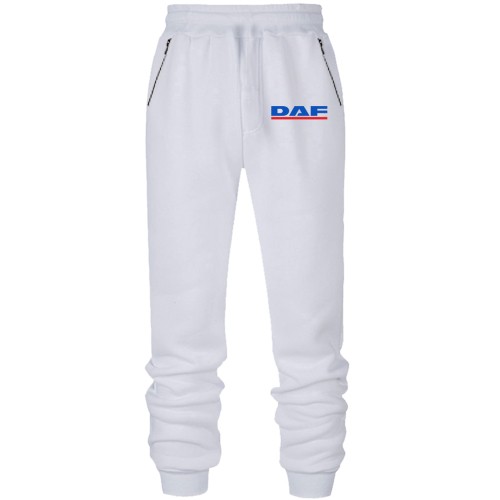 Штаны из футера без начеса с лого DAF