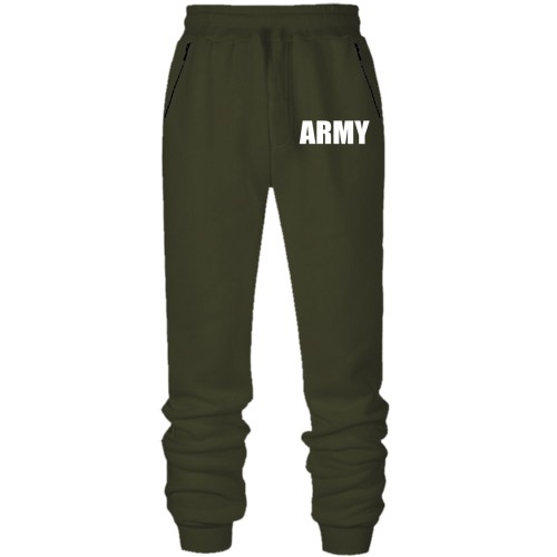 Штани з футера без начісу ARMY (Армія)