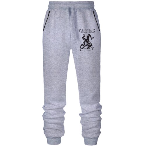 Штани з футера без начісу Wrestling