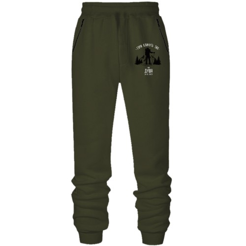 Штани з футера без начісу 