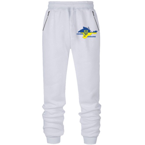 Штаны из футера без начеса Крым - это Украина