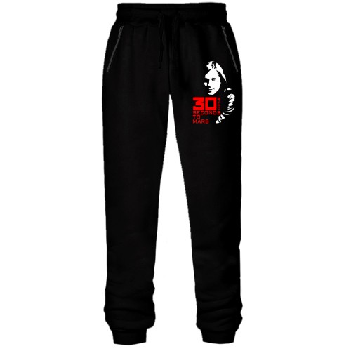 Штани з футера без начісу 30 seconds to mars