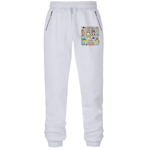 Штани з футера без начісу Український АРТ