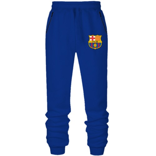 Штаны из футера без начеса Барселоны