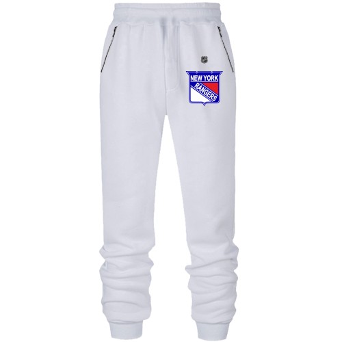 Штани з футера без начісу New York Rangers