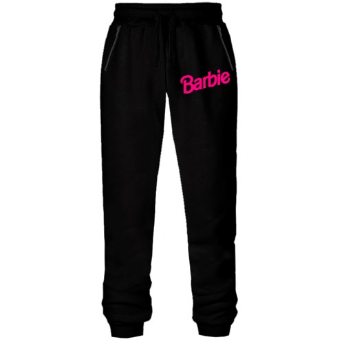 Штани з футера без начісу Barbie