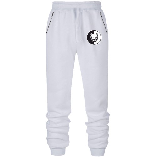 Штани з футера без начісу Пітбуль