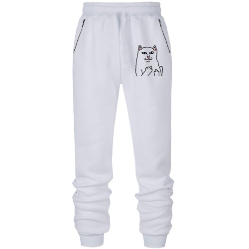 Штани з футера без начісу Кіт-фак