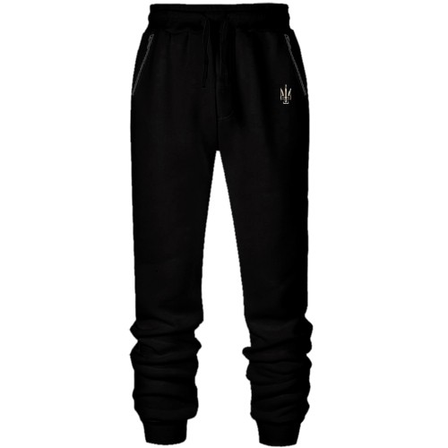 Штани з футера без начісу міні тризуб з мечем на грудях