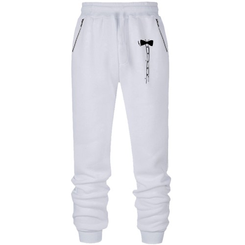 Штани з футера без начісу сорочка з краваткою