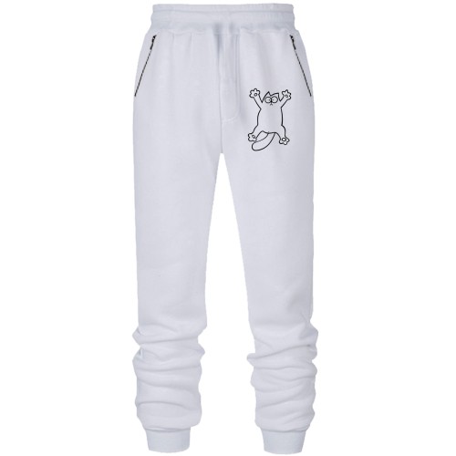 Штани з футера без начісу Simon's cat